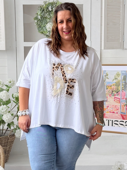 Tunika Mode do 4XL bílá