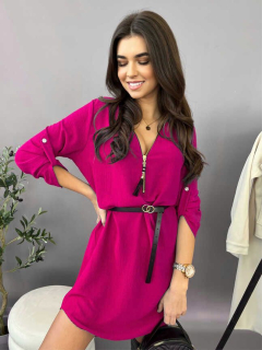 Košilové šaty Zojja fuchsia
